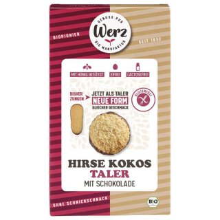 WERZ Hirse Kokos Taler 150g